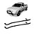 Estribo Courier 1997 a 2013 Preto Plataforma - Imagem 1
