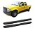 Estribo F350 1999 a 2012 Cabine Dupla Preto Plataforma - Imagem 1