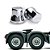 Kit Capa de Porca Escrita - Para Scania 33mm - Imagem 1