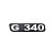 Emblema Potência Para G340 Antigo - Cromado - Imagem 1
