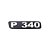 Emblema Potência - Cromado - Para P340 Antigo - Imagem 1