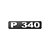Emblema Potência Para P340 Moderno - Cromado - Imagem 1