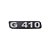 Emblema Potência Para Scania G410 Antigo - Cinza - Imagem 1