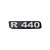 Emblema Potência Para R440 Antigo - Cinza - Imagem 1