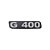 Emblema Potência - Cinza - Para G400 Antigo - Imagem 1