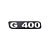 Emblema Potência Para G400 Antigo - Cromado - Imagem 1