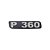 Emblema Potência Para P360 Antigo - Cinza - Imagem 1