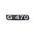 Emblema Potência Para G470 Antigo - Cinza - Imagem 1