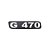 Emblema Potência Para G470 Antigo - Cromado - Imagem 1