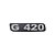 Emblema Potência Para G420 Antigo - Cinza - Imagem 1