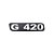 Emblema Potência - Cromado - Para G420 Antigo - Imagem 1