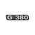 Emblema Potência Para Scania G380 Antigo - Cinza - Imagem 1