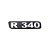 Emblema Potência Para R340 Antigo - Cromado - Imagem 1