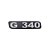 Emblema Potência Para Scania G340 Antigo - Cinza - Imagem 1