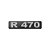 Emblema Potência Para Scania R470 Moderno - Cinza - Imagem 1