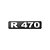 Emblema Potência - Cromado - Para R470 Moderno - Imagem 1