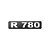 Emblema Potência - Cromado - Para R780 Moderno - Imagem 1