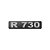 Emblema Potência Para Scania R730 Moderno - Cinza - Imagem 1