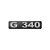 Emblema Potência Para Scania G340 Moderno - Cinza - Imagem 1