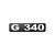 Emblema Potência Para G340 Moderno - Cromado - Imagem 1