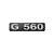 Emblema Potência Para Scania G560 Moderno - Cinza - Imagem 1