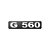 Emblema Potência Para G560 Moderno - Cromado - Imagem 1