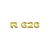 Aplique Inox Potência - Para NTG R620 - Dourado - Imagem 1