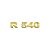 Aplique Inox Potência - Para Scania NTG R540 - Dourado - Imagem 1