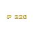 Aplique Inox Dourado Potência - Para Scania NTG P320 - Imagem 1