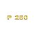 Aplique Inox Dourado Potência - Para Scania NTG P250 - Imagem 1