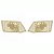 Aplique Inferior Ar Para Scania R/S Dourado Par - Imagem 1