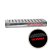 Estribo Bateria Inox Espelhado p Scania NTG Com Led Vermelho - Imagem 1