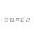 Palavra 'Super' Grade Dianteira - Espelhado - Para Scania - Imagem 1