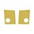 Aplique Canto Farol Auxiliar - Dourado - Para Volvo New FH - Imagem 1