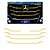 Máscara Grade Para MB Actros Mega Space Dourado Conjunto - Imagem 2