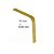 Aplique Cinta Tanque 70x1030 - Dourado - Para Man - Imagem 1
