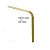 Aplique Cinta Tanque Arla 42x1010 - Dourado - Imagem 1