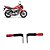 Slider Cg Titan 160 2016 2017 2018 2019 2020 Vermelho - Imagem 1