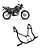 Protetor Carenagem C/ Pedaleira Crosser 150 2016 2017 Preto - Imagem 1