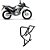 Protetor Carenagem Xre 300 2009 2010 2011 2012 2013 Preto - Imagem 1