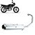 Escapamento Ybr 125 2003 2004 2005 2006 Original Cromado - Imagem 1