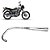 Escapamento Titan 125 Ks 2000 2001 2002 2003 Original Cromo - Imagem 1