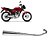 Escapamento Titan 125 Es 2000 2001 2002 2003 Original Cromo - Imagem 1