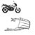 Bagageiro Fazer 250 2011 12 13 14 2015 2016 2017 Cromado - Imagem 1