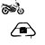Bagageiro Vision Fazer 250 Curto 2013 2014 2015 2016 Preto - Imagem 2
