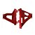 Protetor Radiador CRF 450 RX 2018 2019 2020 Lateral Vermelho - Imagem 1