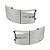 Protetor Farol para Scania T/R 114/124/P94 2003/2007 Preto - Imagem 1