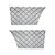Polaina Lateral do Estribo para MB 1113 / 1114 - Inox - Imagem 1