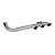 Tubo Lateral Cromado com 3 Saídas - 4" - 1270mm - Imagem 1