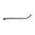 Tubo Lateral Cromado 5" Longo p MAN TGX 2017 a 2019 - 1750mm - Imagem 1